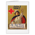 Red Cross serves humanity - Join now cards