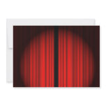 Red Curtain invitations