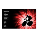 Red Cycling Business Card Template