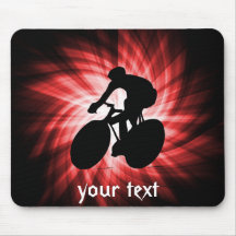 Red Cycling Mousemats
