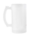 Red Daffodil Monogrammed Frosted Mug