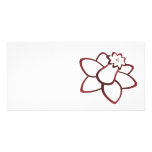 Red Daffodil photo cards