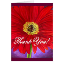 Red Daisy Flower Painting - Multi
