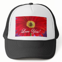 Red Daisy Flower Painting - Multi