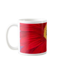 Red Daisy Gerber Flower Painting Art - Multi Mug