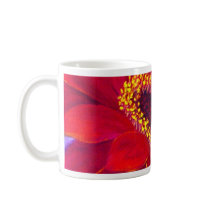 Red Daisy Gerber Flower Painting Art - Multi Mug