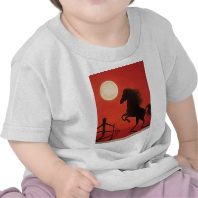 Red Dawn T-shirt by SorabellaArt