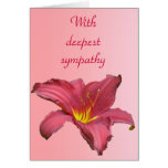 Red Daylily Coordinating Items Cards