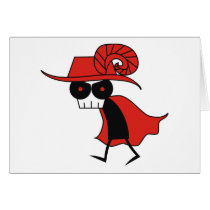 Red Death Greeting Cards