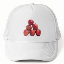 Red Delicious Apples Pyramid Trucker Hat