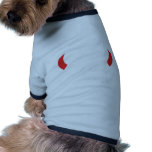 red devil horns icon pet clothing