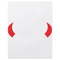 red devil horns icon flyers
