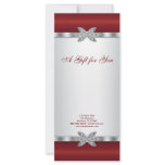 Red Diamond Business Gift Certificates rack cards