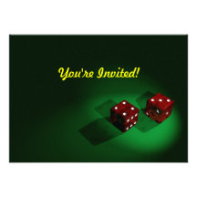 Red Dice Invitation