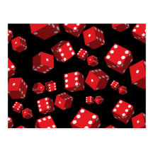 Red Dice Postcard