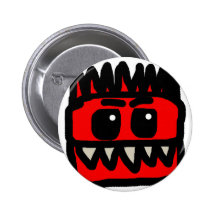 Red Dinosaur Merch Pin