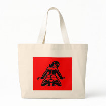 Red Dominatrix Tote Bags