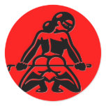 Red Dominatrix stickers