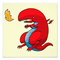 Red Dragon Art by Third Rail Design Labs Photo Art