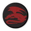 Red Dragon Drakon Maionios Magnet