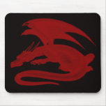 Red Dragon Drakon Maionios Mouse Pad