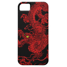 Red Dragon iPhone 5 Cases