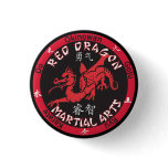 Red Dragon Martial Arts Pin buttons