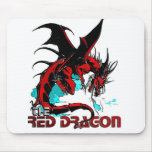 red dragon mouse pads