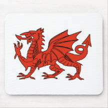 Red Dragon Mouse Pads
