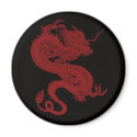 Red Dragon Pendragon Magnet