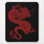 Red Dragon Pendragon Mouse Pad