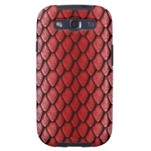 Red Dragon Scales Samsung Galaxy SIII Covers