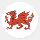 Red Dragon Stickers