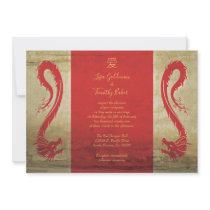 Red Dragon Wedding Invitations