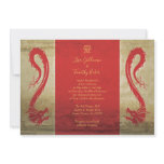 Red Dragon Wedding Invitations