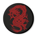 Red Dragon Xiuhcoatl Magnet