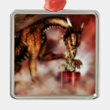Red Dragons Christmas Christmas Ornament