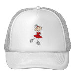 Red Dress Figure Skater Tshirts and Gifts Hats