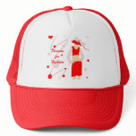 Red dress girl - Hat