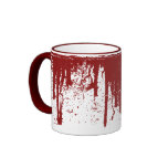 Red Drip Coffee Mugs