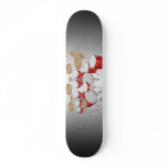 Red Drum Kit Illustration: Custom Skateboard