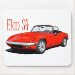 Red Elan S4 mousepads