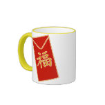 Red Envelope Motif mugs