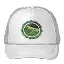 Red Eye Green Tree Frog Baseball Cap Trucker Hat