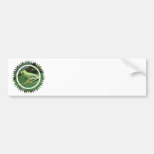 Red Eye Green Tree Frog Bumper Sticker