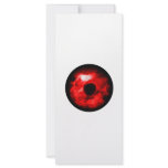 Red eye like graphic, monster eye? Alien eye? Personalized Rack Card
