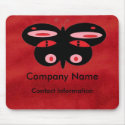 Red Eyed Butterfly Promotional mousepads
