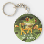 Red Eyed Tree Frog Key Chain