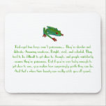 Red eyed tree frog mousepad