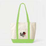 Red-faced Warbler Tote Bags